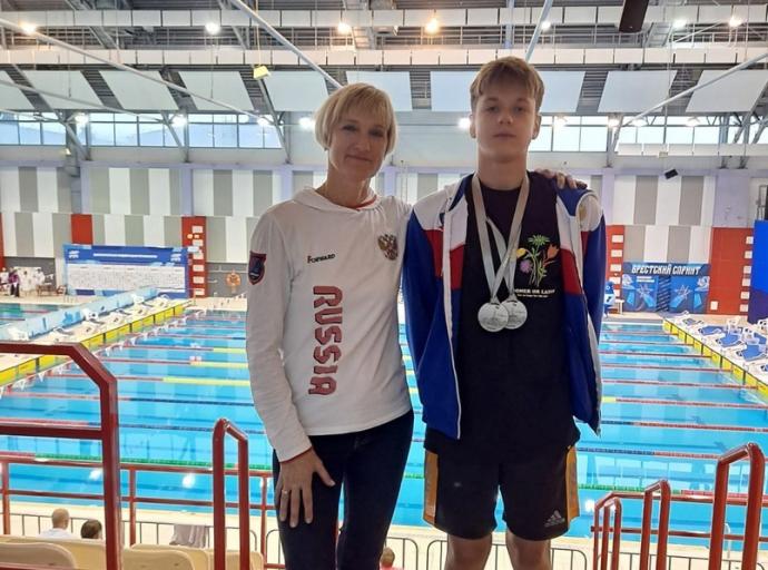 Зеленоградский пловец завоевал медали на Всероссийских соревнованиях