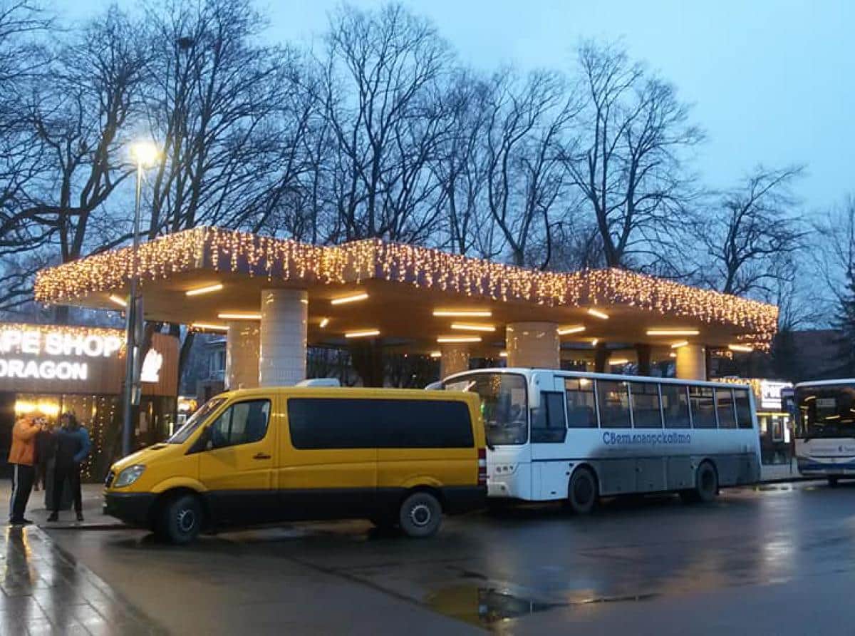 Автобус 210 зеленоградск куршская