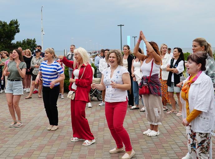 В Зеленоградске стартовал третий сезон проекта «Танцы у моря»