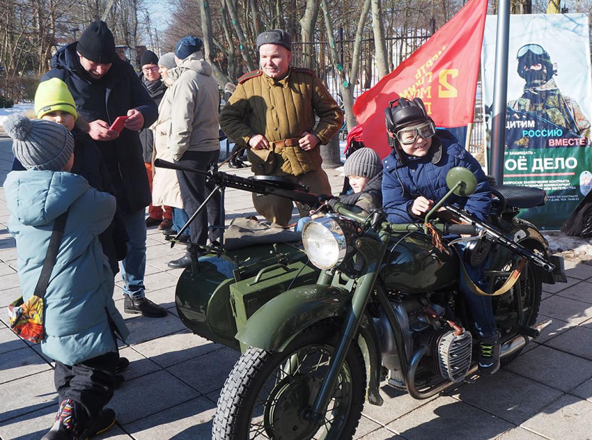 В Зеленоградске масштабно отметили День защитника Отечества