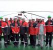 Акция «Георгиевская ленточка» прошла на морской платформе Д-6