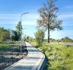 Завершается капитальный ремонт тротуара, соединяющего поселки Коврово и Васильково