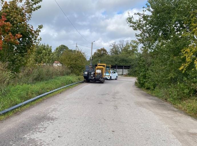 В поселке Холмы полным ходом идет программа догазификации