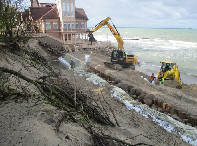 В восточной части Зеленоградска завершаются аварийно-восстановительные работы