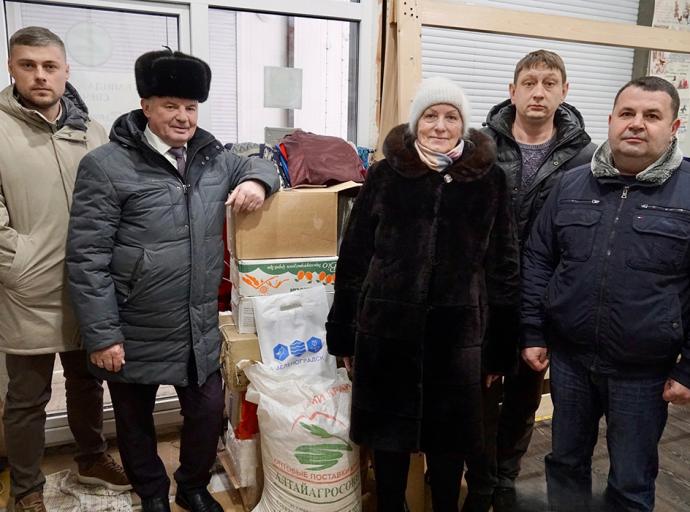 Помощь волонтёрам