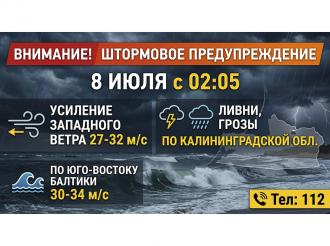 Внимание: усиление ветра