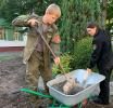 В школе посёлка Романово провели общешкольный субботник